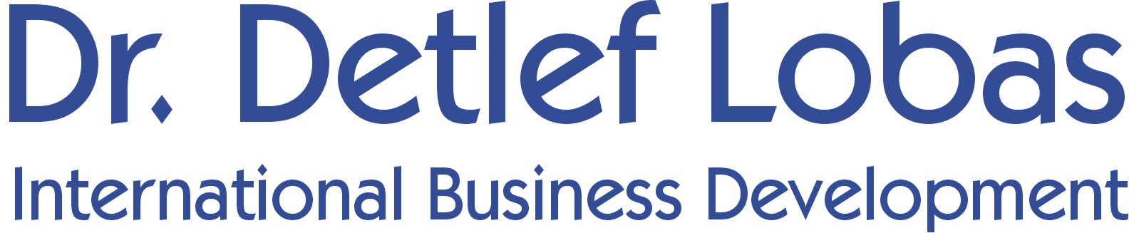Dr. Detlef Lobas - International Business Development